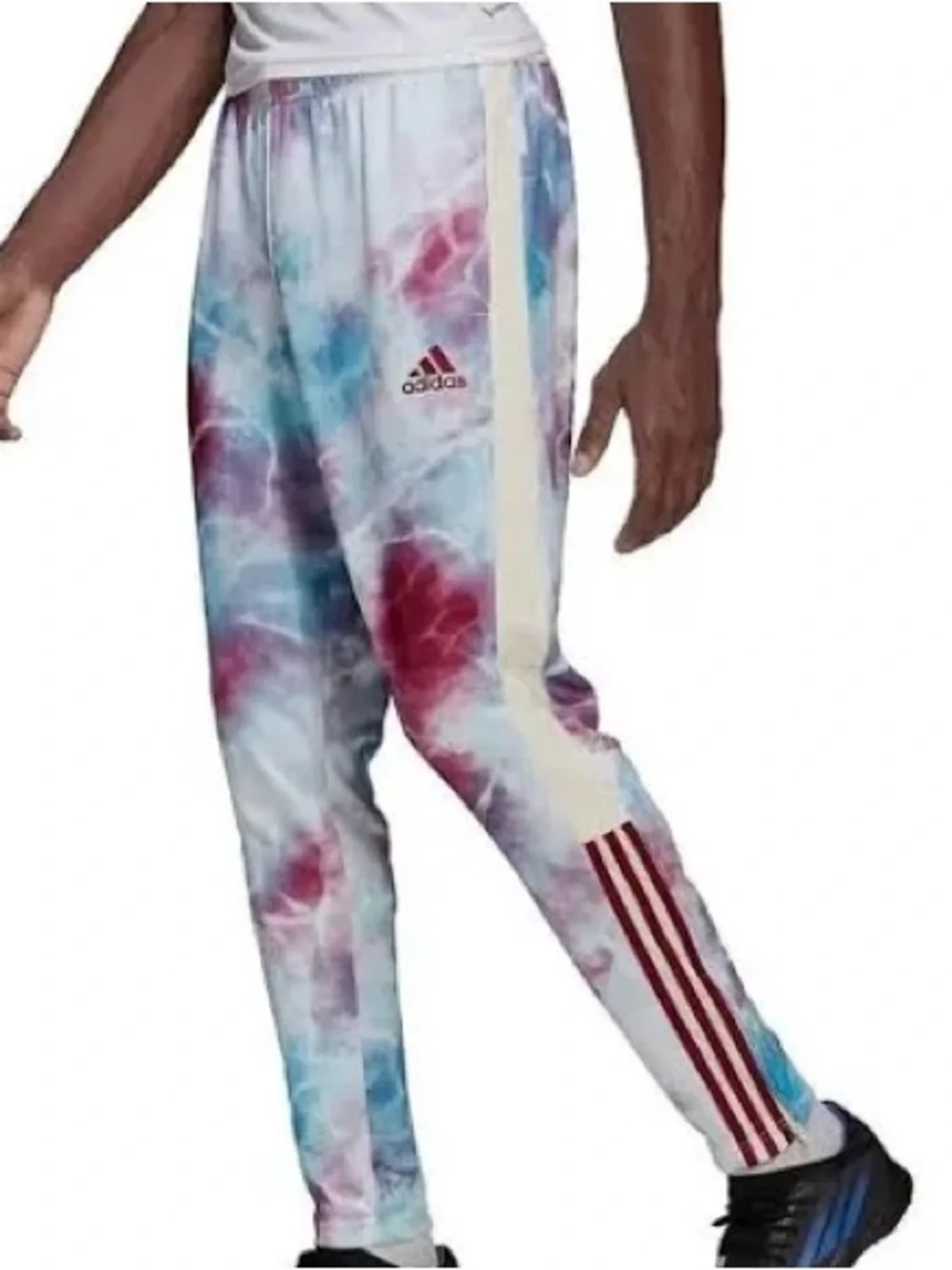 NwOt🟢 Adidas Tiro 21 Track Pants Soccer Futbol Tie Dye 🟣